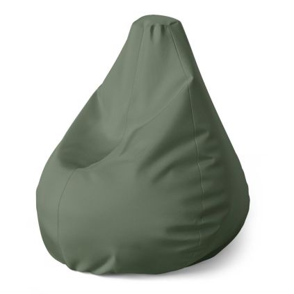 Sedací vak Pear vojenská zelená 2, zelená