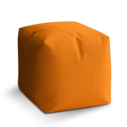 Taburet Cube oranžová, oranžová