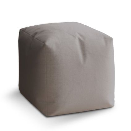 Taburet Cube šedá, šedá