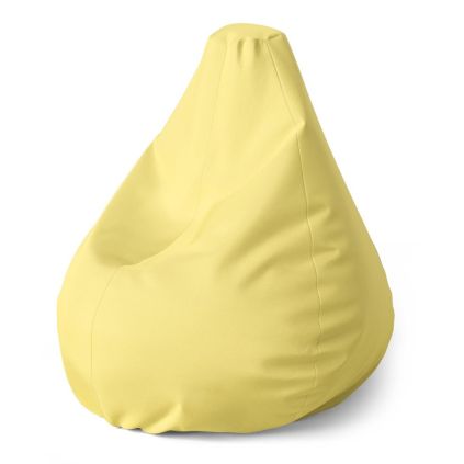 Sedací vak Pear světle žlutá - dětský, žlutá