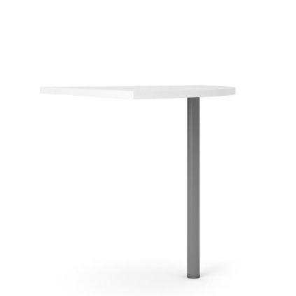 Propojovací prvek Modulo 80,1 x 80,1 cm, bílá / šedá