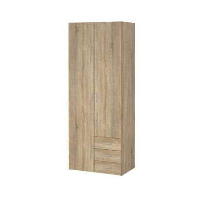 Šatní skříň Sid 77,6 x 49,5 x 200,4 cm, dub sonoma
