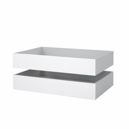 Zásuvky pro postel Simplicity - šířka 99 cm, 2 ks, bílý lesk