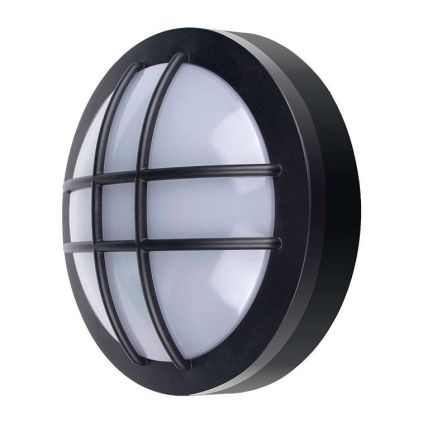 LED venkovní světlo WO753 - kruh 17 cm, černá