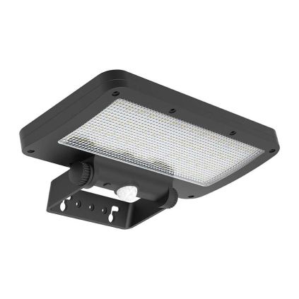 LED solární světlo WO7204 se senzorem, černá