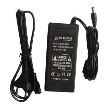 Adaptér z 230 V na 12 V pro LED pásky, 5A, 60W, černá