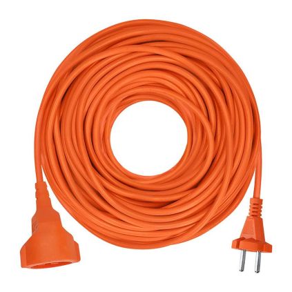 Prodlužovací kabel spojka 1Z - 30m, 2x1,5, oranžová