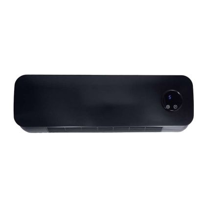 Nástěnné keramické topidlo KP07 2000W, černá