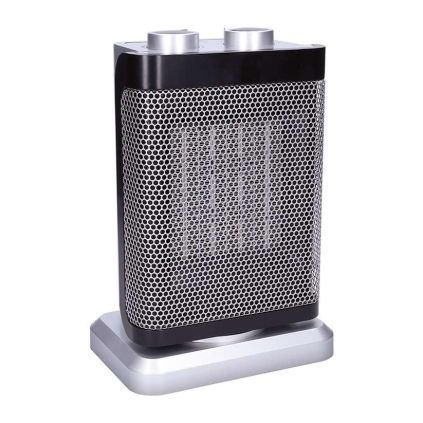 Teplovzdušný ventilátor KP14 1500W, stříbrná