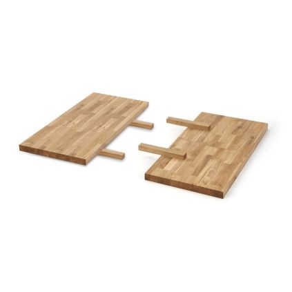 Nástavba desky pro stůl Apex+Radus, 85 x 40 cm, masivní dub
