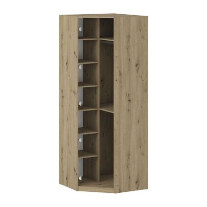 Korpus skříně Unity - rohový 91x91, dub artisan