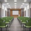Konferenční židle Design - černé nohy, zelená