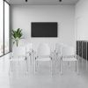 Konferenční židle Design - chromované nohy, šedá