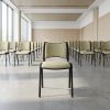 Konferenční židle SMART - černé nohy, zelená