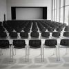 Konferenční židle Troy II - chromované nohy, černá