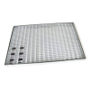 Kovová rohož Grid 40 x 60 x 3,3 cm, stříbrná