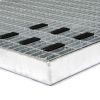 Kovová rohož Grid 50 x 100 x 3,3 cm, stříbrná