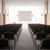 Kožená konferenční židle ISO - černé nohy, černá