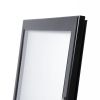 Menu vitrína s LED osvětlením 4 x A4, černá