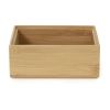 Organizér Compactor Bamboo Box, 15 x 7,5 x 6,5 cm, přírodní dřevo