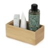 Organizér Compactor Bamboo Box, 15 x 7,5 x 6,5 cm, přírodní dřevo