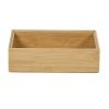 Organizér Compactor Bamboo Box, 22,5 x 15 x 6,5 cm, přírodní dřevo