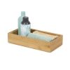 Organizér Compactor Bamboo Box, 30 x 15 x 6,35 cm, přírodní dřevo