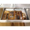 Organizér Compactor Bamboo Box, 30 x 7,5 x 6,35 cm, přírodní dřevo