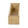 Organizér Compactor Bamboo Box, 30 x 7,5 x 6,35 cm, přírodní dřevo