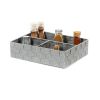 Organizér Compactor TEX 32 x 25 x 8 cm, 3 díly, šedá