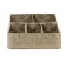 Organizér Compactor TEX 32 x 25 x 8 cm, 5 dílů, bílá