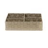 Organizér Compactor TEX 32 x 25 x 8 cm, 5 dílů, světle hnědá