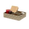 Organizér Compactor TEX 32 x 25 x 8 cm, 5 dílů, světle hnědá