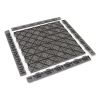 Plastová dlažba Linea Marte 56,3 x 56,3 x 1,3 cm, tmavě hnědá