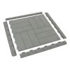 Plastová dlažba Linea Marte 56,3 x 56,3 x 1,3 cm, světle šedá