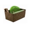 Pletený košík Compactor 30 x 20 x 13 cm, světle hnědá