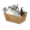 Pletený košík Compactor 31 x 24 x 14 cm, černá