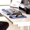 Podložka pod myš a zápěstí Fellowes PlushTouch, černá
