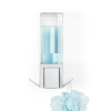 Dávkovač mýdla Compactor Edge, 500 ml, bílá