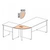 Propojovací prvek Impress 80 x 60 cm, bílá