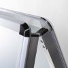 Reklamní áčko 1000 x 1400 mm, oblý roh, profil 32 mm, hliník