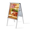 Reklamní áčko 500 x 700 mm, oblý roh, profil 32 mm, hliník