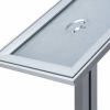 Design menuboard s klaprámem A4, profil 37 mm, hliník
