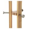 Bambusový věšák na oblečení Compactor Bamboo, hnědá