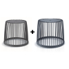 Set 2 univerzálních košů, 35 + 50 l, antracit