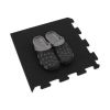 Dlažba FitFlo SF1050 47,8 x 47,8 x 0,8 cm - roh, černá