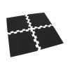 Dlažba FitFlo SF1050 95,6 x 95,6 x 1,6 cm - roh, černá