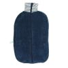 Termofor Hugo Frosch Classic v obalu z bio bavlny, 2 l, modrá
