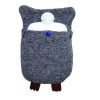 Termofor Hugo Frosch Eco Comfort - sova, 0,8 l, šedá