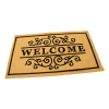 Textilní čisticí rohož Welcome Deco 45 x 75 x 0,3 cm, žlutá